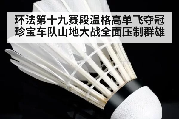 环法第十九赛段温格高单飞夺冠珍宝车队山地大战全面压制群雄